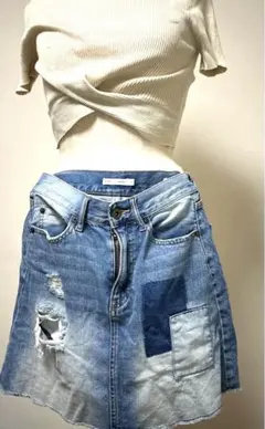 WEGO デニムミニスカート