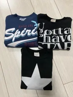 長袖トレーナー3点セット