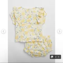 ギャップ ラッフルフリル 2点セットアップ　18-24