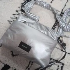 BAYFLOW シルバー ショルダーバッグ