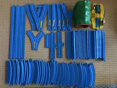 プラレール 78点まとめ売りトンネル　踏み切り