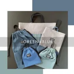 【男の子】グレー×ブルー 基本の入園入学　5点セット