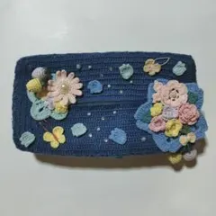 ハンドメイド☆ボックスティッシュカバー☆ティッシュケース
