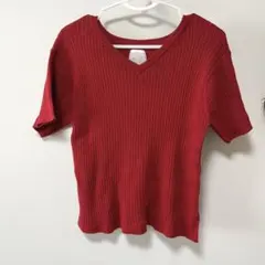 カスタネ　ニット　トップス