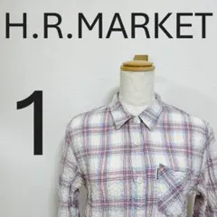 ハリウッドランチマーケット チェック シャツ ウエスタン サイズ1【306F】