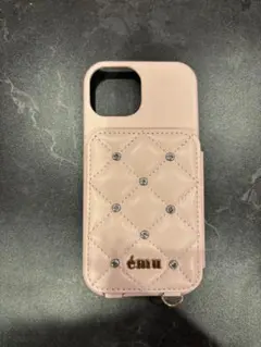 ému キルティングスマホケース ピンク iPhone15のサムネイル