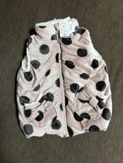 新品ベスト　もこもこ　80