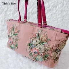 Think Bee！　シンクビー　フラワー トートバッグ　ハンドバッグのサムネイル