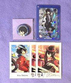 あんスタ 中国 ぬいぐるみ ボタン 缶バッジ 2弾 朔間凛月 ぱしゃっつ