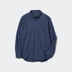 【ユニクロ】ボタンダウンフランネルシャツ M