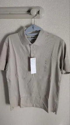 【新品・未使用】 ユニクロ エアリズムコットンカノコポロシャツ(半袖)