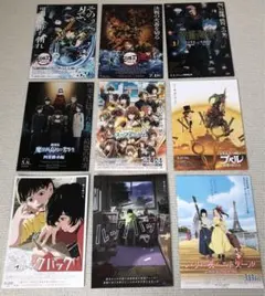 アニメ人気作品チラシセット　映画フライヤー