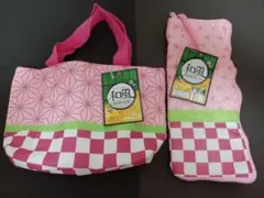 鬼滅の刃　和風ランチバッグ、和風マルチケース　プライズ品