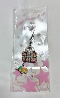 【当時物】キキララ ストラップ バッグ＆スター　キーホルダー