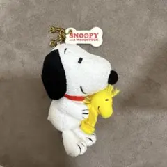 USJスヌーピーとウッドストック ぬいぐるみマスコットキーホルダー