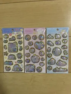 すみっコぐらし　キラッとぷくぷくエアーシール　キラキラ　シャカシャカ