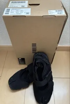 箱付き NIKE エアリフト オールブラック25cm - メルカリ