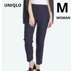 UNIQLO スマートスタイルアンクルパンツ　ネイビー　M テーパードパンツ
