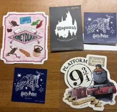 ハリー・ポッター ステッカーセット 5点　ダイカットステッカー