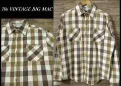 スペシャル 70s 単色タグ ビッグマック big mac 高配色　M 実寸L
