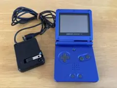 任天堂　ゲームボーイアドバンスSP　アズライトブルー　青　ACアダプター