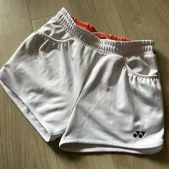 ヨネックスYONEX ホワイト ショートパンツ Lサイズ