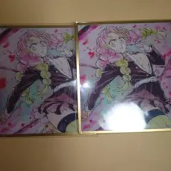 鬼滅の刃 Webshopくじ アクリル色紙 甘露寺蜜璃 2点セット