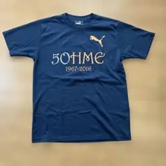 PUMA 青梅マラソン50周年記念Tシャツ Sサイズ ネイビー