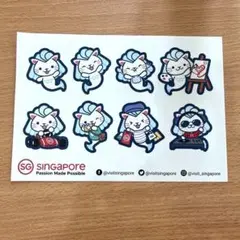万博　シンガポールパビリオン　非売品ステッカー　マーリー