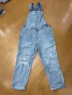 GAPオーバーオールダメージデニムS