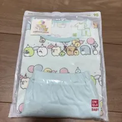 新品未開封UNIQLO すみっコぐらし 半袖パジャマ 80ブルー