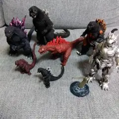 ゴジラフィギュア8体セット
