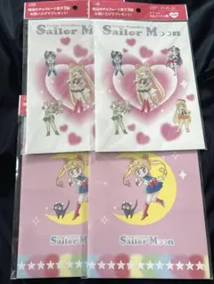 セーラームーン 明治 A5 ノート 2種 4点 非売品 ノベルティ