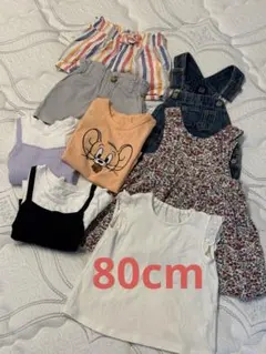 子ども夏服　まとめ売り　８点セット　女の子のサムネイル