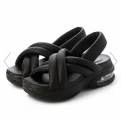 限定お値引き中【SUGAR SUGAR】パフィクロスクッションサンダル★LL