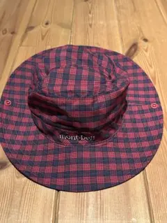 な*マ様 mont-bell チェック柄ハット