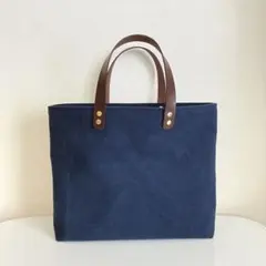 94 ハンドメイド デニムトートバッグ ブルーデニム - メルカリ