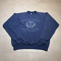 Us Air Force トレーナー　スウェット　ミリタリー　紺　ネイビー　M