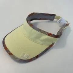 【new balance】サンバイザー　ゴルフ　テニス　イエロー