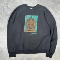 90s USA製　フルーツタグ　スウェット　建築　ラグラン　XL　トレーナー