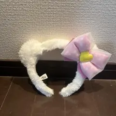 ユニバ キティー カチューシャ ピンクリボン