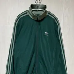 美品 希少色 アディダス オリジナルス トラックジャケット ジャージ 緑 2XL