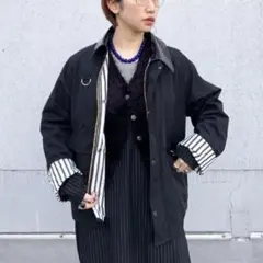 値下げ　barbour × cityshop 別注　バブアー　ジャケット　黒 Barbour（バブアー） ジャケット メンズ Re-Engineered Spey Wax