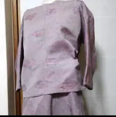 着物リメイク　セットアップ巻きスカート