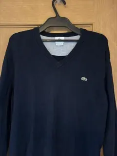 LACOSTE ネイビー Vネックセーター サイズ4