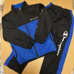 Champion ジャージ 上下セット 黒/青