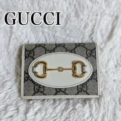GUCCI グッチ ホースビット 1955 GGキャンバス 二つ折り財布