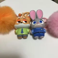 ズートピア ジュディ ニック　マスコットキーホルダー