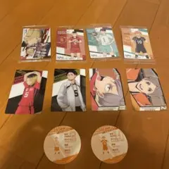 ハイキュー!! 33.5 番外編音駒番外編　トレーディングカードセット、シール