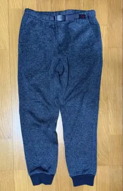 グラミチ　ボンディングニットフリースナローリブパンツ　チャコールグレー　M